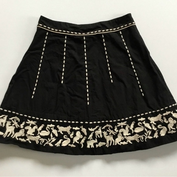 Anthropologie Lithe Parade of Animals Skirt Size 8 - Picture 1 of 4